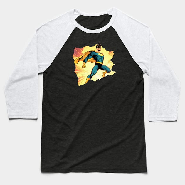 Invincible Superhero Baseball T-Shirt by Pixy Official